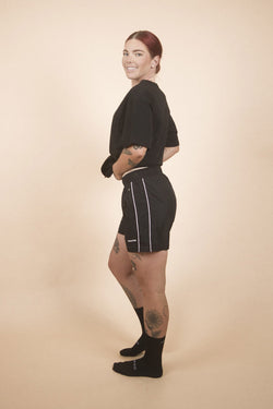 NeoPro Black Sports Shorts