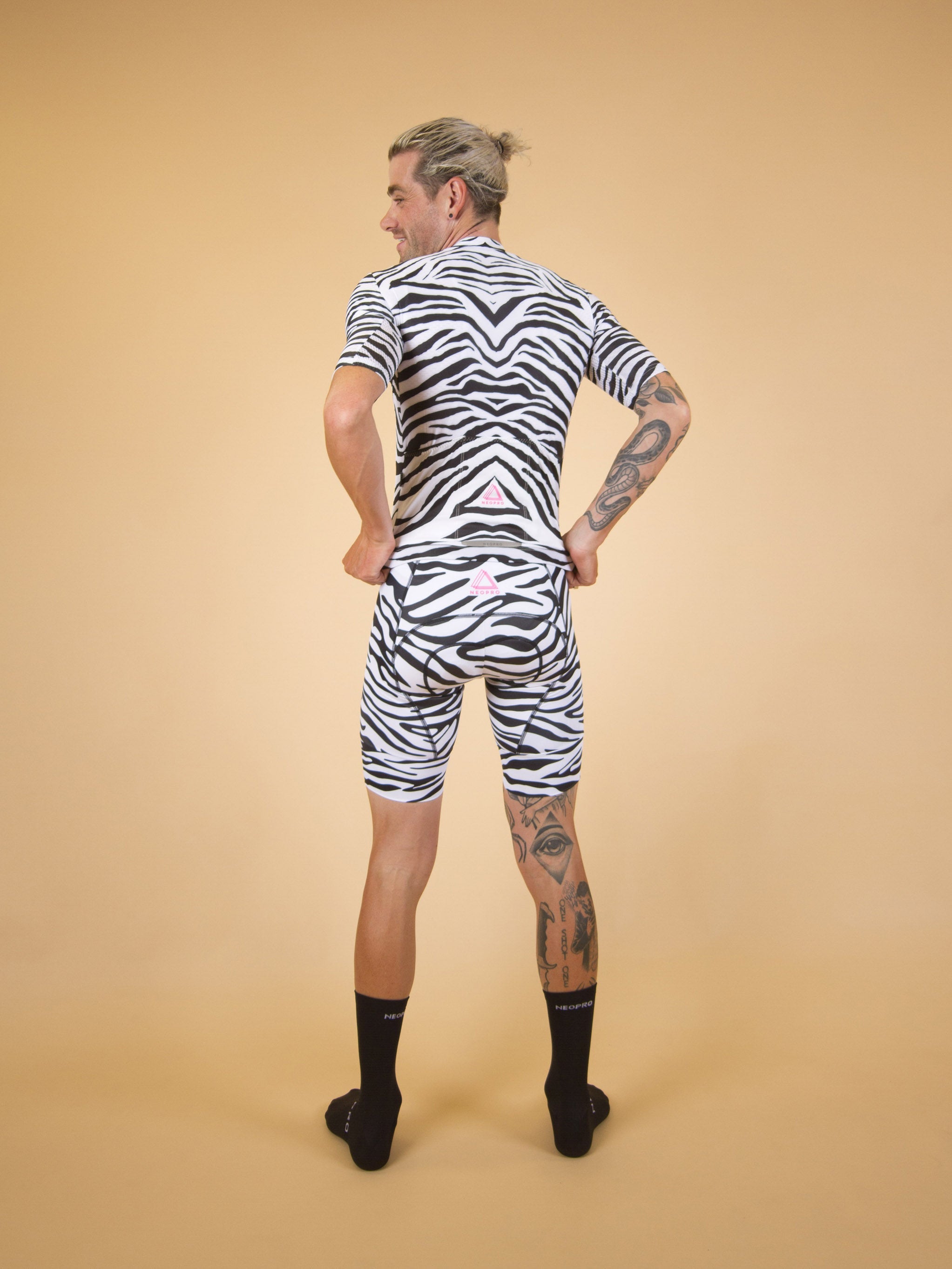 Zebra cheap cycling jersey